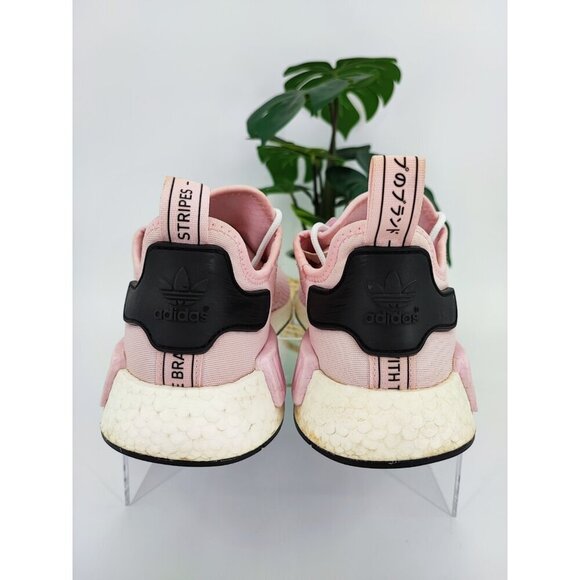 Adidas Women's Boost NMD R1 Pink Mesh Running Sneakers Size 9 US - Picture 3 of 8